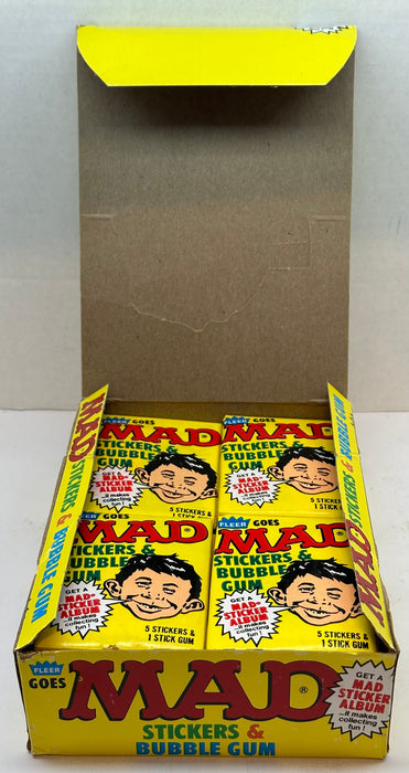 1983 Fleer MAD Magazine Stickers Vintage Wax Trading Card Box Full 36 Packs   - TvMovieCards.com
