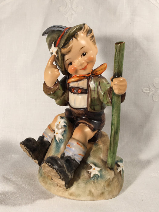 Goebel Hummel Figurine TMK4 #315 "Little Mountaineer" 5" Tall   - TvMovieCards.com