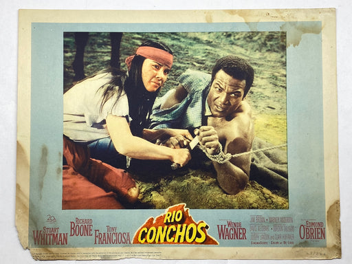 1964 Rio Conchos #3 Lobby Card 11x14 Richard Boone Stuart Whitman   - TvMovieCards.com