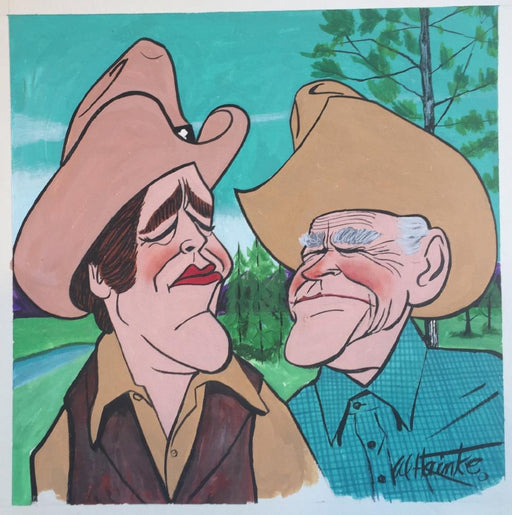 The Virginian Doug McClure Chicago TV Guide Cover Art by Al Hainke   - TvMovieCards.com