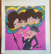 Jimmy Durante The Supremes Chicago TV Guide Cover Art by Al Hainke   - TvMovieCards.com