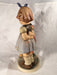 Goebel Hummel Figurine TMK5 #256 "Knitting Lesson" 7.50" Tall   - TvMovieCards.com