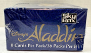 Aladdin Disney Movie Sealed Trading Card Box 36 Packs Skybox 1993   - TvMovieCards.com