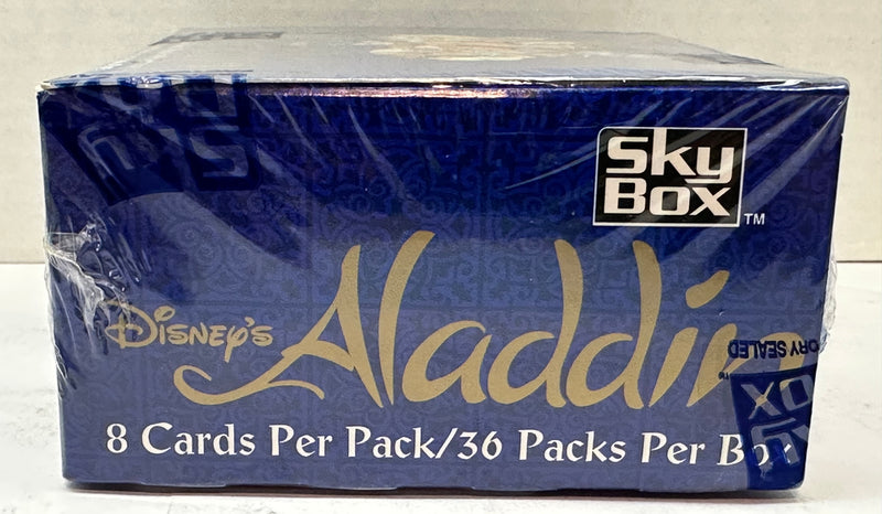 Aladdin Disney Movie Sealed Trading Card Box 36 Packs Skybox 1993   - TvMovieCards.com