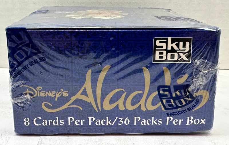Aladdin Disney Movie Sealed Trading Card Box 36 Packs Skybox 1993   - TvMovieCards.com