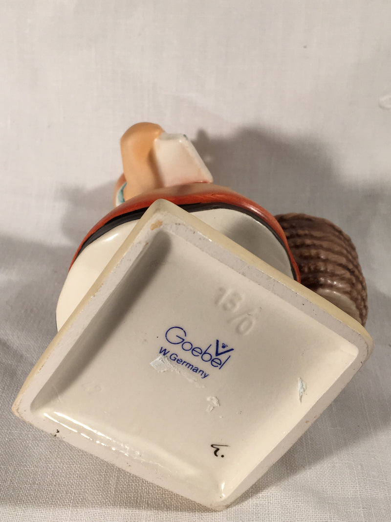 Goebel Hummel Figurine TMK5 #13/0 "Meditation" 5.25" Tall   - TvMovieCards.com