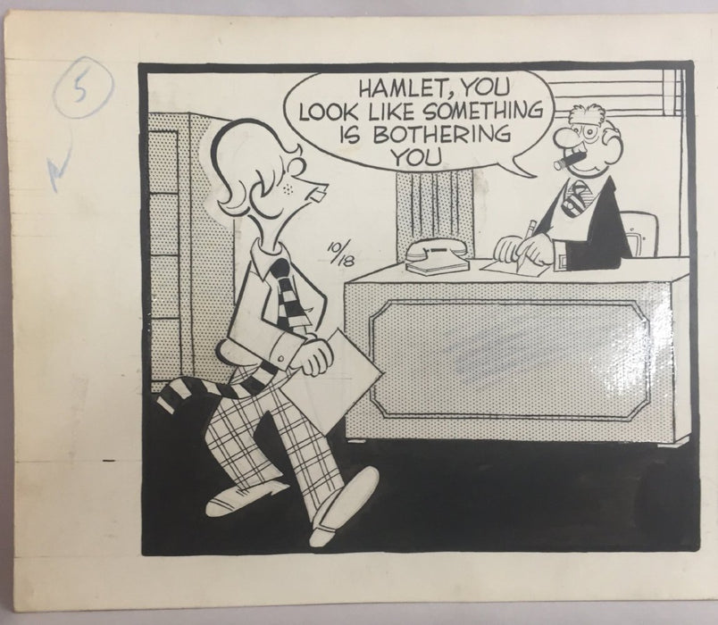 Lolly Daily Comic Strip Original Art Pete Hansen 10 -18 -1957   - TvMovieCards.com