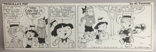 Priscilla's Pop Comic Strip Original Art by Al Vermeer 1-2-1967   - TvMovieCards.com