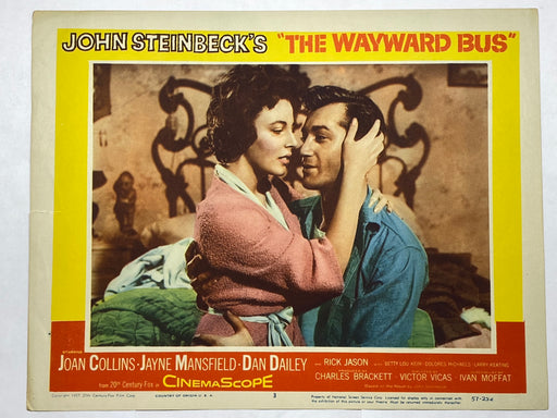 1957 The Wayward Bus #3 Lobby Card 11x14 Joan Collins Jayne Mansfield Dan Dailey   - TvMovieCards.com