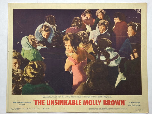 1964 The Unsinkable Molly Brown #7 Lobby Card 11x14 Debbie Reynolds   - TvMovieCards.com