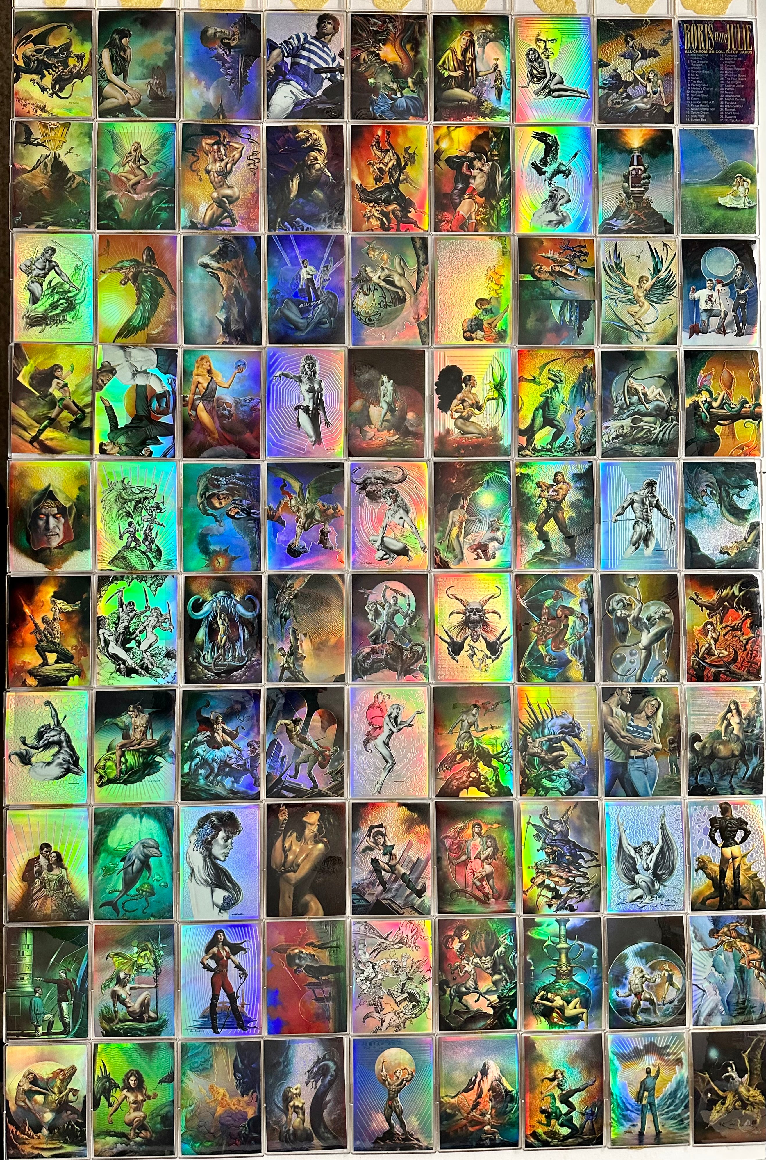 1996 Boris With Julie Parallel HoloChrome Refractor Trading Card