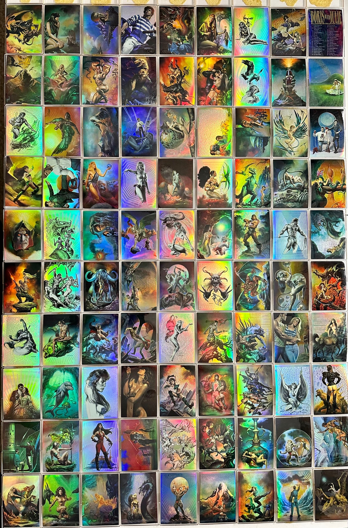 1996 Boris With Julie Parallel HoloChrome Refractor Trading Card