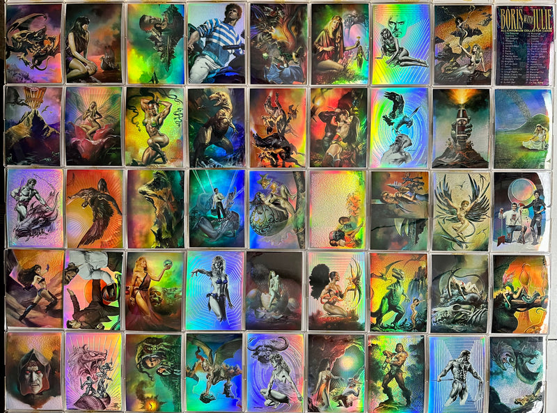 1996 Boris With Julie Parallel HoloChrome Refractor Trading Card Set 90 Cards - TvMovieCards.com