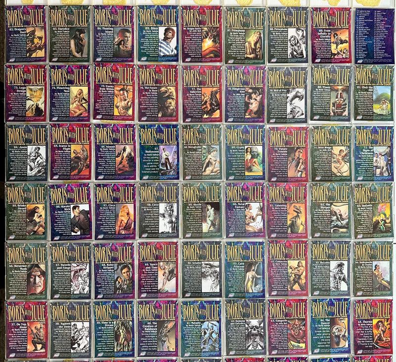 1996 Boris With Julie Parallel HoloChrome Refractor Trading Card Set 90 Cards - TvMovieCards.com