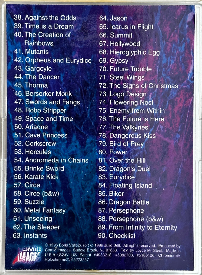 1996 Boris With Julie Parallel HoloChrome Refractor Trading Card Set 90 Cards - TvMovieCards.com