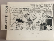 Moon Mullins Comic Strip Original Art by Ferd Johnson 11-12-1965   - TvMovieCards.com