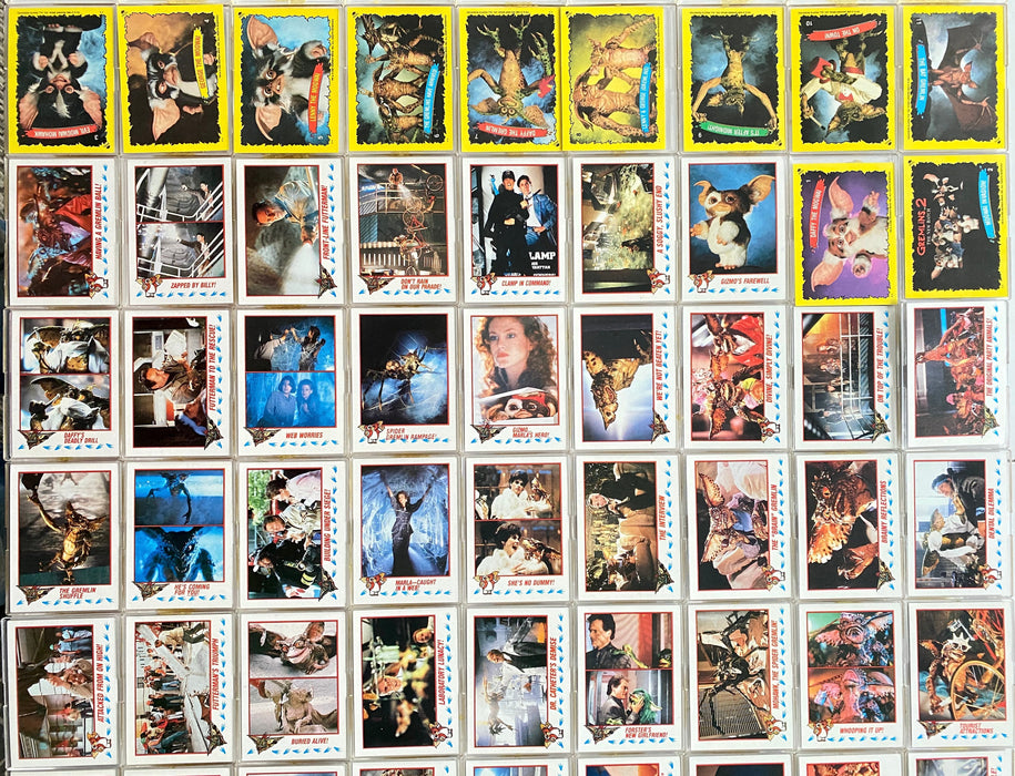 Gremlins 2 Movie Vintage Base Card Set 88 Cards 11 Stickers 1990 Topps - TvMovieCards.com