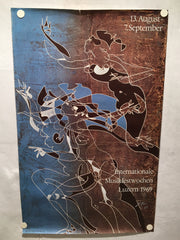 Erni Hans - Internationale Musikfestwochen Luzern 1969 Large Poster 35 x 50"   - TvMovieCards.com
