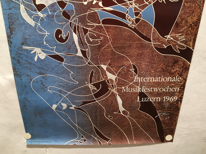 Erni Hans - Internationale Musikfestwochen Luzern 1969 Large Poster 35 x 50"   - TvMovieCards.com