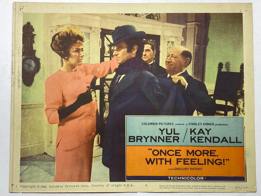 1960 Once More, with Feeling! #8 Lobby Card 11x14 Yul Brynner Kay Kendall   - TvMovieCards.com