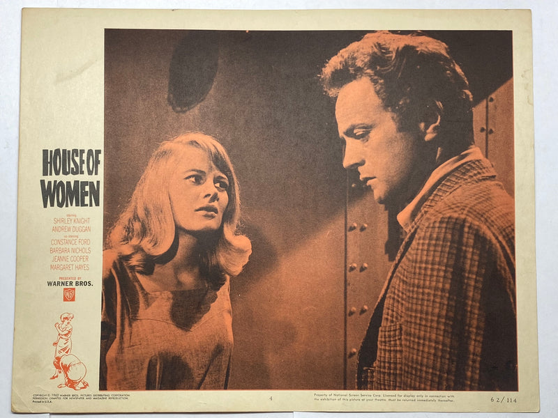 1962 House of Women #4 Lobby Card 11x14 Shirley Knight Andrew Duggan   - TvMovieCards.com