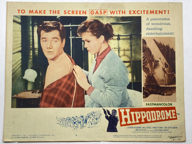 1959 Hippodrome #4 Lobby Card 11x14 Gerhard Riedmann Margit Nünke Willy Birgel   - TvMovieCards.com