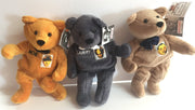 Three Stooges Limited Edition 3 Plush Bears Numbered Set Comic Images 1999   - TvMovieCards.com