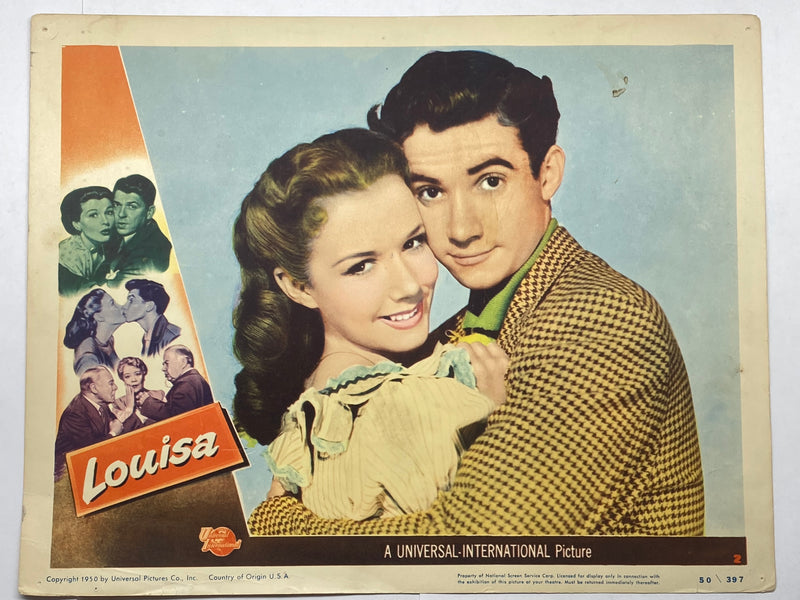 1950 Louisa #2 Lobby Card 11x14 Ronald Reagan Charles Coburn Ruth Hussey   - TvMovieCards.com