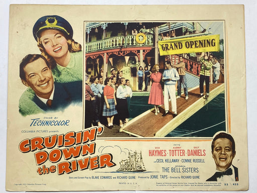 1953 Cruisin' Down the River #1 Lobby Card 11x14 Dick Haymes Audrey Totter   - TvMovieCards.com