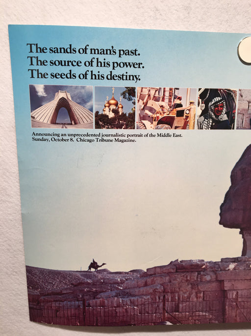 1978 Chicago Tribune Magazine - Portrait of the Middle East Poster   - TvMovieCards.com