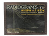 Radiograms Ship to Sea Advertising Cardboard Display Telefunken Wireless System   - TvMovieCards.com