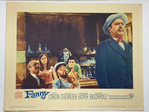 1961 Fanny #4 Lobby Card 11x14 Leslie Caron Maurice Chevalier Charles Boyer   - TvMovieCards.com