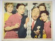 1957 The Foxiest Girl in Paris #2 Lobby Card 11x14 Martine Carol Mischa Auer Mic - TvMovieCards.com