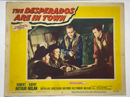 1956 The Desperados Are in Town #4 Lobby Card 11x14 Robert Arthur Kathleen Nolan   - TvMovieCards.com