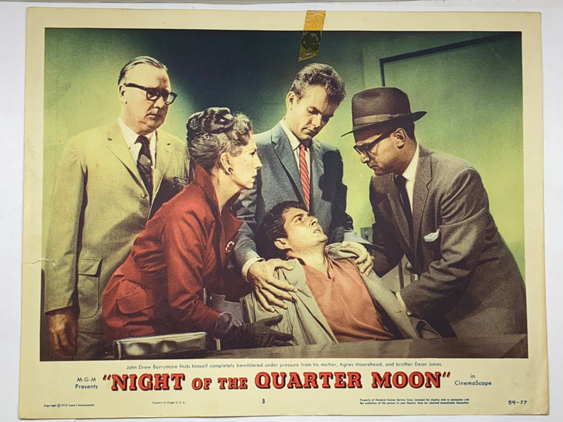 1959 Night of the Quarter Moon #3 Lobby Card 11x14 Julie London Anna Kashfi   - TvMovieCards.com