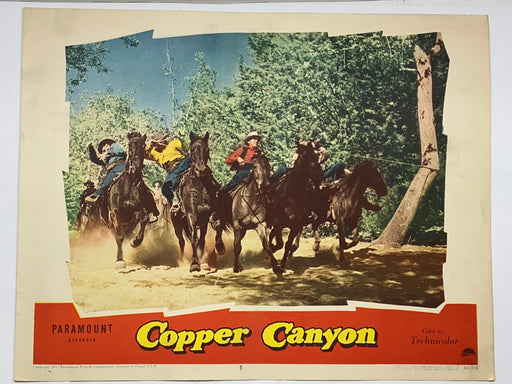 1950 Copper Canyon #5 Lobby Card 11x14 Ray Milland Hedy Lamarr Macdonald Carey   - TvMovieCards.com