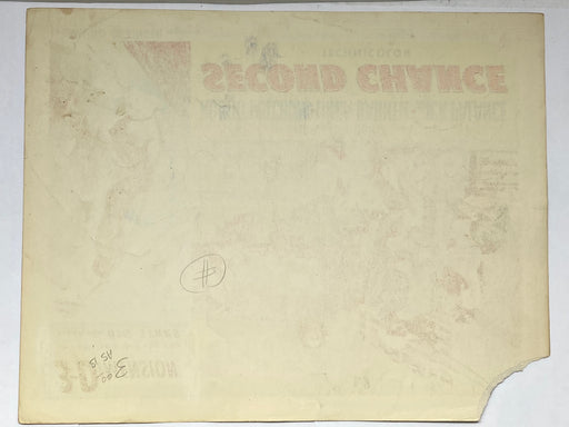 1953 Second Chance Lobby Card 11x14 Robert Mitchum Jack Palance Linda Darnell   - TvMovieCards.com