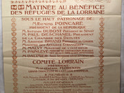 1916 French "Pour Metz" Benefit for Refugees of Lorraine WWI Poster 39 x 55"   - TvMovieCards.com