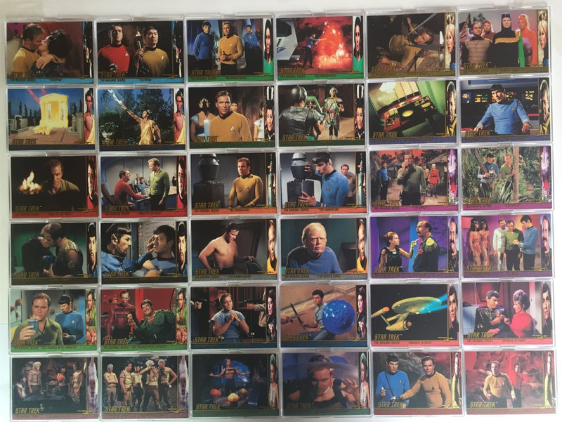 Star Trek The Original Series 2 TOS Character Log Chase Card Set 52 Cards Skybox - TvMovieCards.com