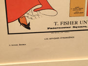 Les Affiches Etrangeres "Pseudonym" Stone Lithograph by Aubrey Beardsley - 1897   - TvMovieCards.com