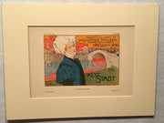 Les Affiches Etrangeres "Alte Stadt" Stone Lithograph by Otto Fischer - 1897   - TvMovieCards.com