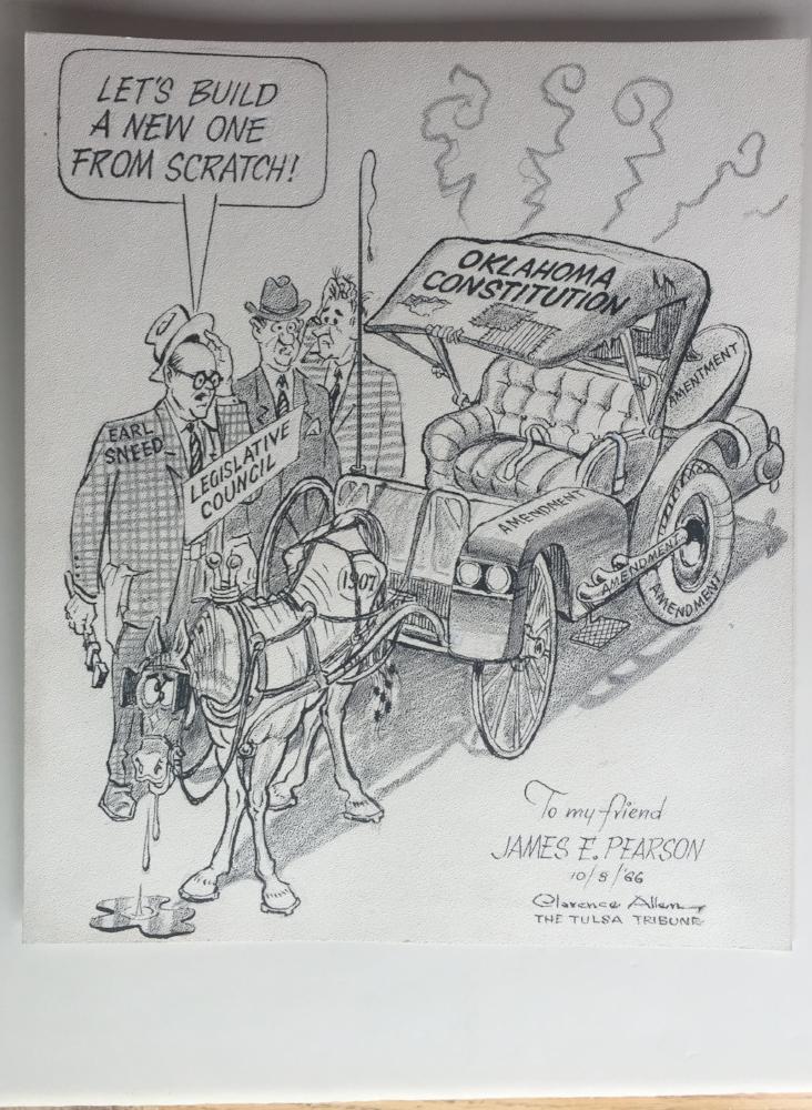 Let's Build a New One  Comic Strip Art By Clarence Allen Tulsa Tribune 10/8/1966   - TvMovieCards.com