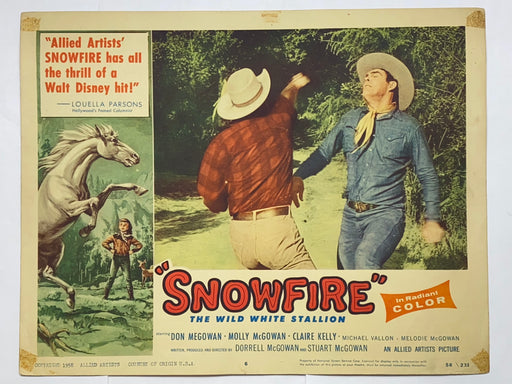 1958 Snowfire #6 Lobby Card 11x14 Don Megowan Molly McGowan Claire Kelly   - TvMovieCards.com