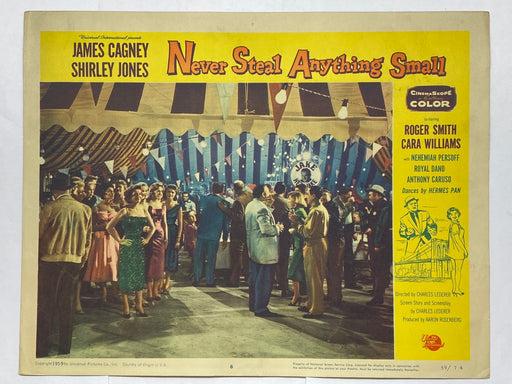 1959 Never Steal Anything Small #6 11x14 Lobby Card James Cagney Shirley Jones   - TvMovieCards.com