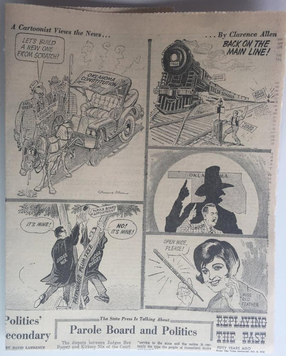 Let's Build a New One  Comic Strip Art By Clarence Allen Tulsa Tribune 10/8/1966   - TvMovieCards.com