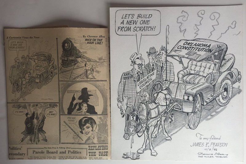 Let's Build a New One  Comic Strip Art By Clarence Allen Tulsa Tribune 10/8/1966   - TvMovieCards.com