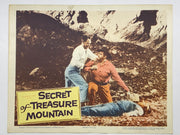 1956 The Secret of Treasure Mountain Lobby Card 11x14 Valerie French Raymond Bur - TvMovieCards.com