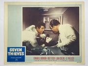 1960 Seven Thieves 11x14 Lobby Card #2 Edward G. Robinson Joan Collins   - TvMovieCards.com