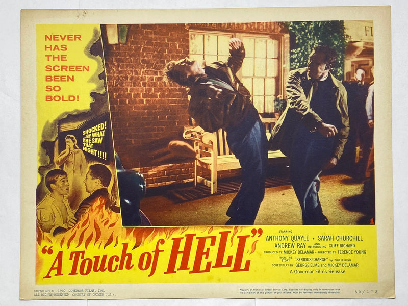 1960 A Touch of Hell #1 Lobby Card 11x14 Anthony Quayle Sarah Churchill Andrew R   - TvMovieCards.com