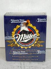 1995 Miller Genuine Trading Card Box 36 Pack Factory Sealed Sports Time   - TvMovieCards.com